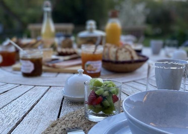 Petits déjeuners au jardin