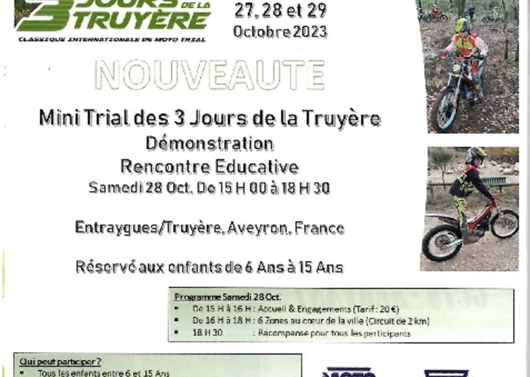 Les 3 jours de la Truyère - Classique international de moto trial