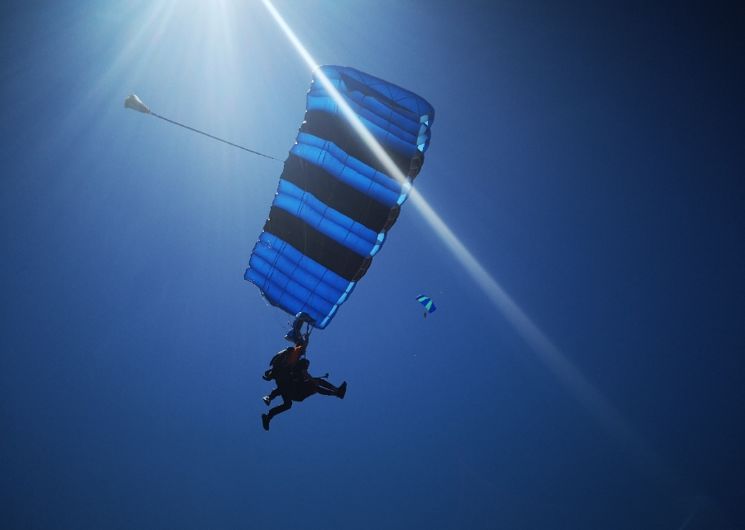 Les choses de l'Air : Saut en parachute tandem Adrenaline en Aveyron