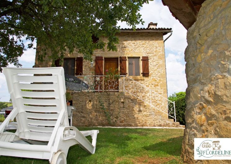 Façade du gîte la Flordeline 