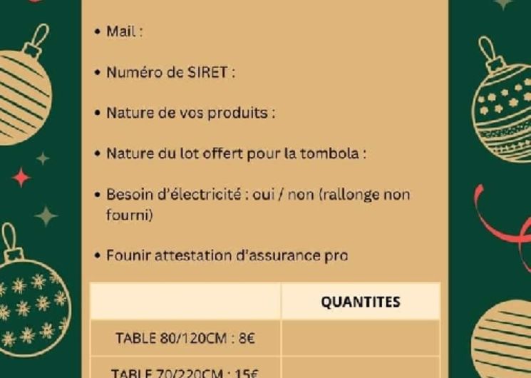 bulletin d'inscription exposants