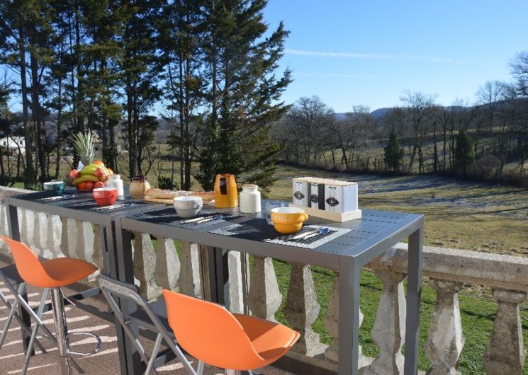 Terrasse avec vue