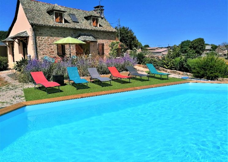 Gîte de Bernadette et Bernard près de Conques_Piscine