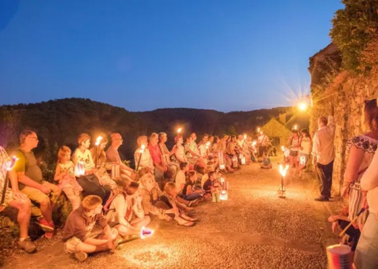 Visite guidée nocturne de Najac