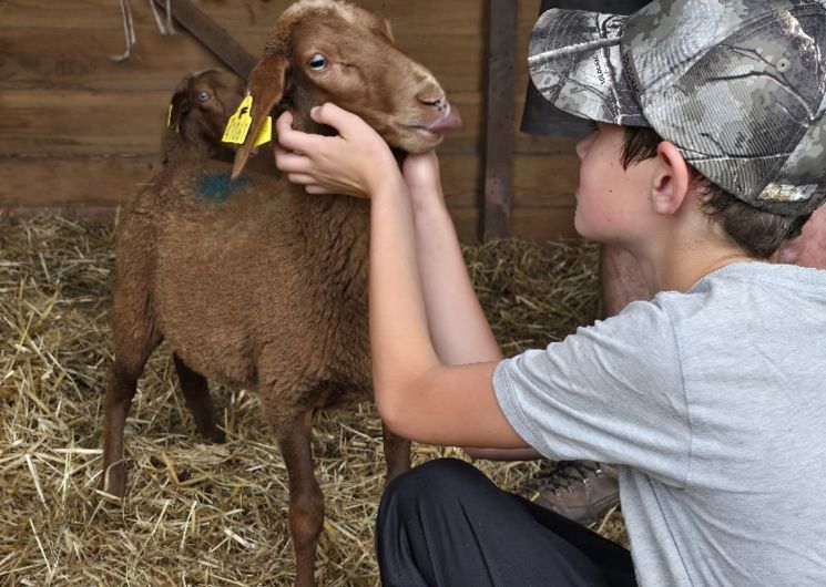 Visite à la ferme Chez Séverine et Daniel