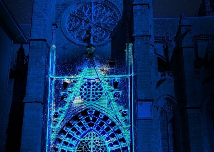 Son et Lumière sur la cathédrale de Rodez