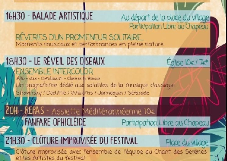Festival Les détours métaphoniques à Saint-Salvadou
