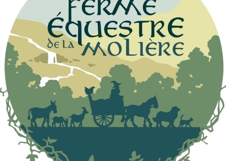 Visite de la ferme et baptême poneys, ânes à la ferme équestre de la Molière 