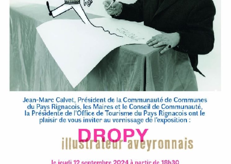 Exposition DROPY illustrateur aveyronnais