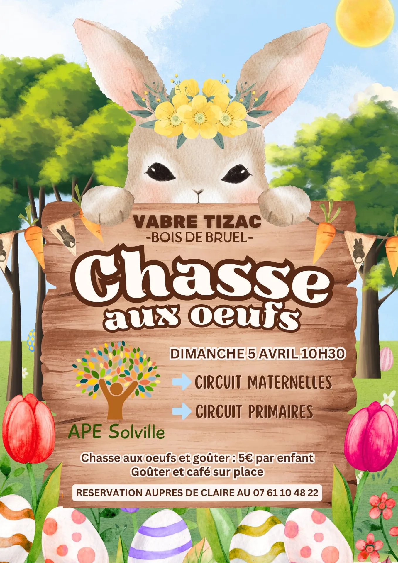 Chasse aux œufs au Bois du Bruel 