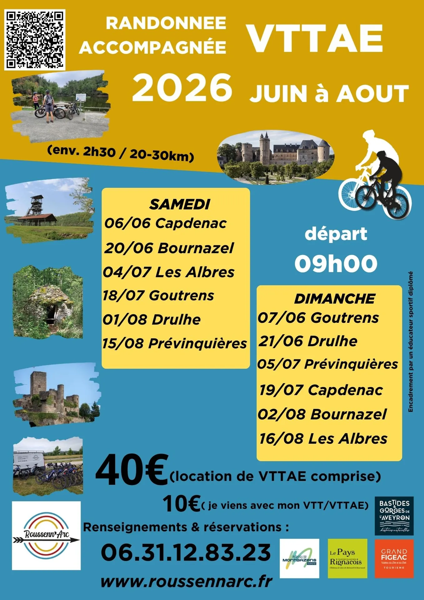 Randonnée accompagnée VTTAE 