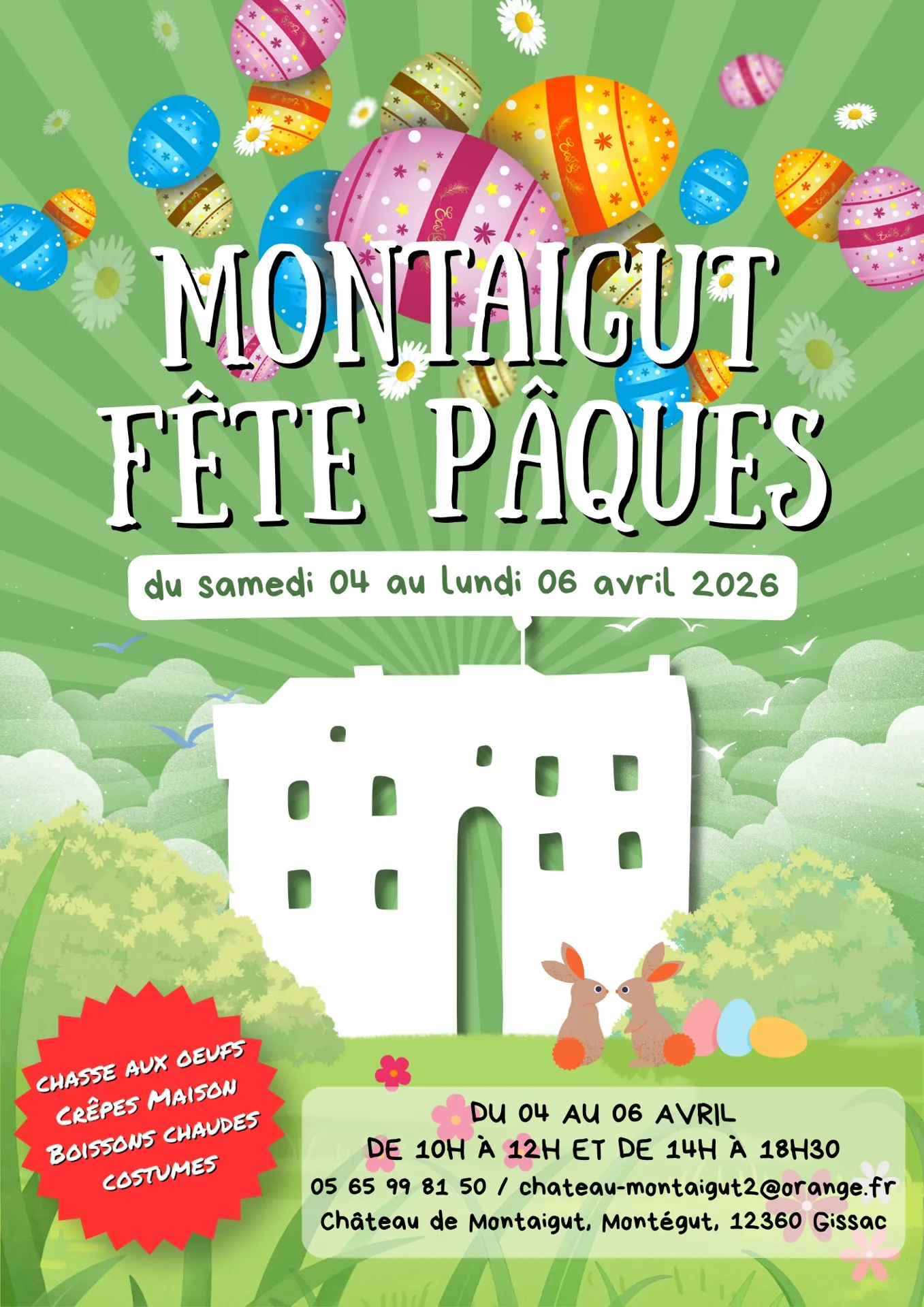 Pâques au Château de Montaigut 