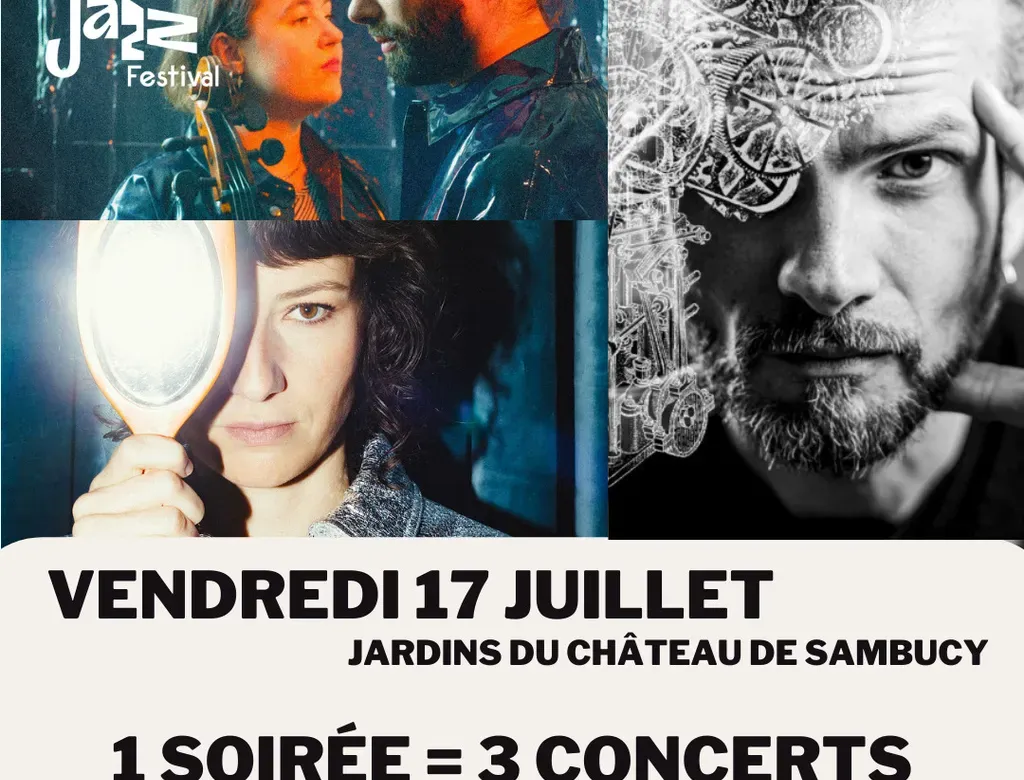 Soirée Vendredi 17 juillet| 3 Concerts : Duo Brady | La vie d'après (19h) + Léa Maria Fries (21h) + Vincent Peirani Quintet Living Being IV (22h30) Duo Brady | La vie d'après- Millau Jazz Festival 