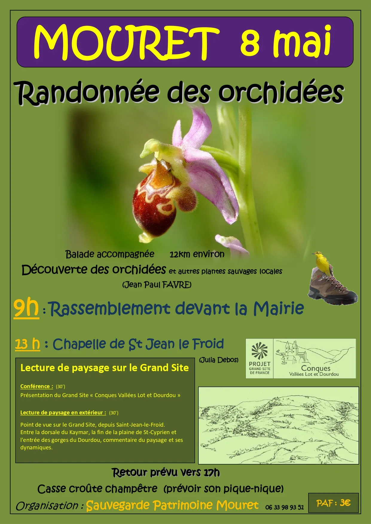 Randonnée des Orchidées 