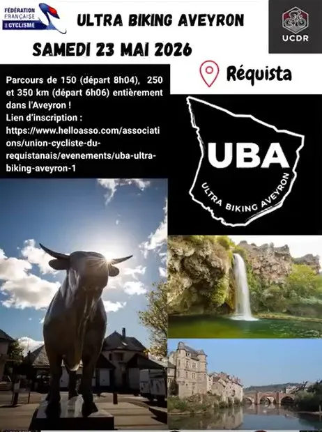 Ultra Biking Aveyron – 1ère édition Union Cycliste du Réquistanais (UCDR) 