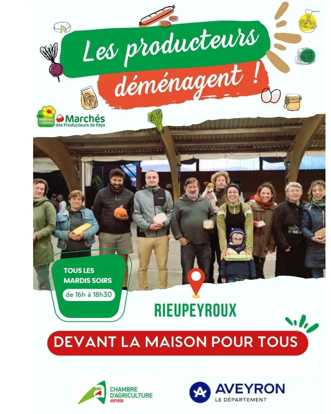 Marché hebdomadaire des producteurs de pays 