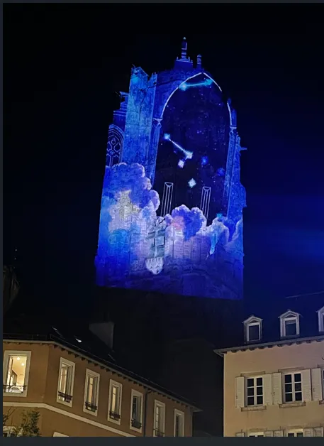 500 ANS CLOCHER CATHÉDRALE - Spectacle onirique sur le clocher de Notre-Dame-de-Rodez 
