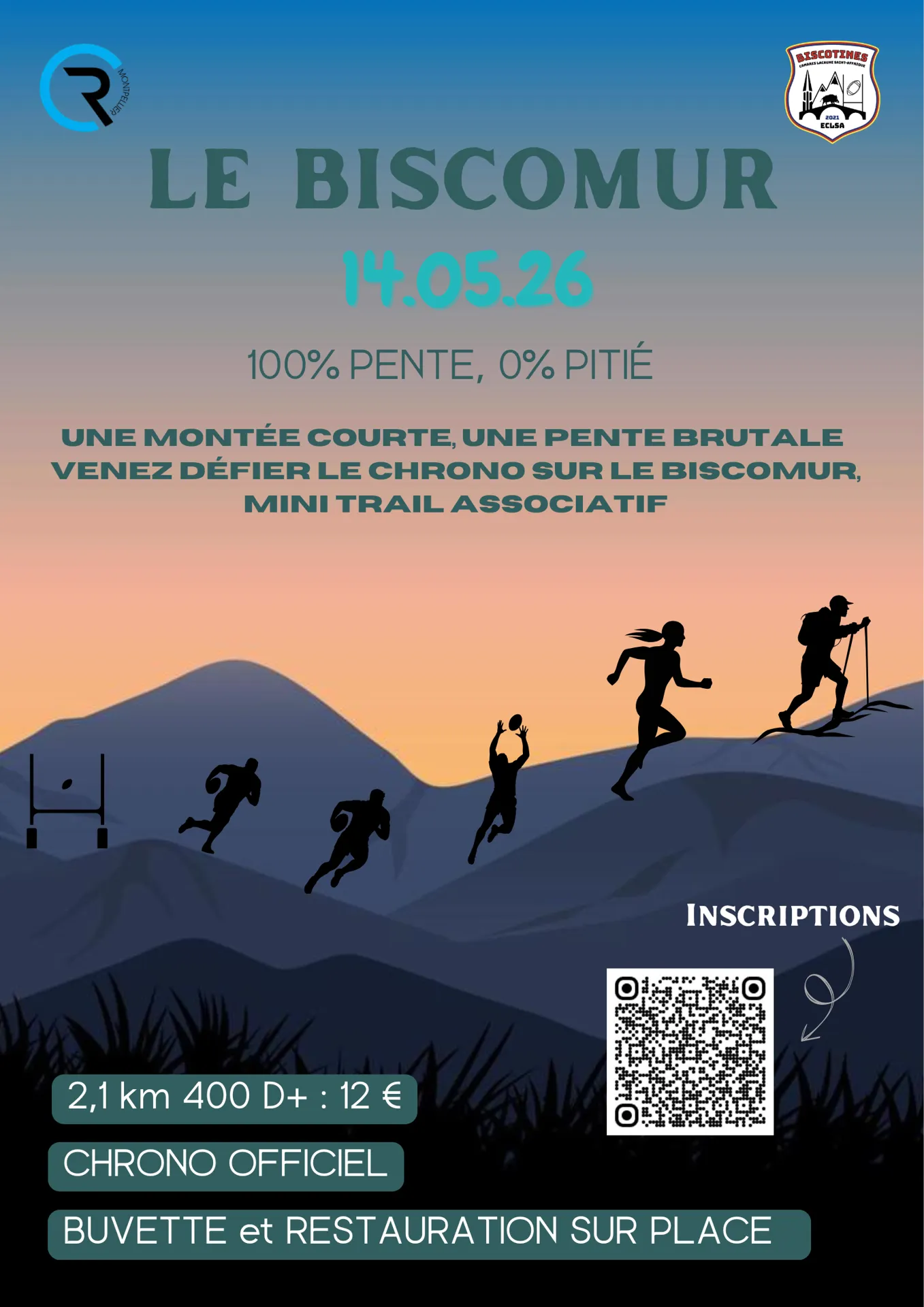 Le Biscomur : course pédestre de côte 