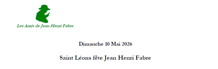 Saint Léons fête Jean-Henri FABRE 