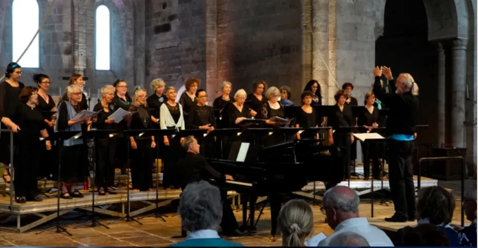 Musique romantique : Schubert, Schumann, Brahms et Mendelssohn par l'atelier choral – production et P. Reymond (piano) 
