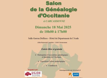 SALON DE LA GÉNÉALOGIE D'OCCITANIE 