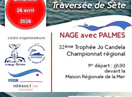55ÈME TRAVERSÉE DE SÈTE : NAGE AVEC PALMES 
