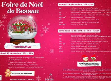 FOIRE DE NOËL À BESSAN 