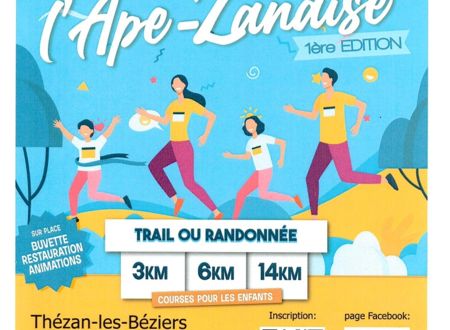 TRAIL OU RANDONNÉE - L'APE - ZANAISE 