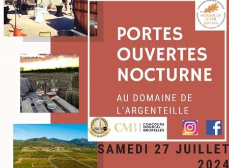 PORTES OUVERTES - NOCTURNE AU DOMAINE DE L'ARGENTEILLE 