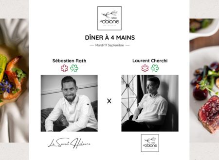 DÎNER À 4 MAINS SÉBASTIEN RATH X LAURENT CHERCHI 