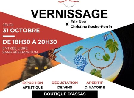 EXPOSITION D'ERIC DIOT ET CHRISTINE ROCHE-PERRIN 