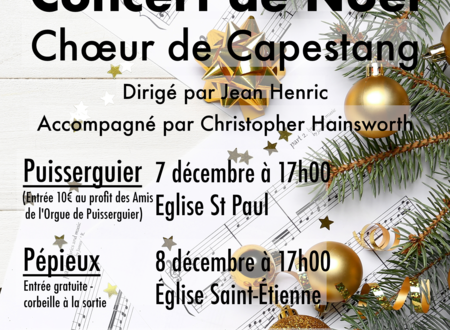 CONCERT DE NOËL - CHOEUR DE CAPESTANG 