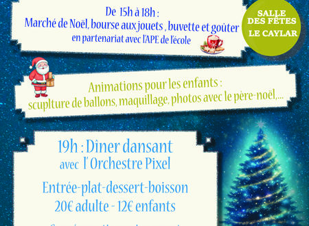 MARCHE ET DINER DANSANT DE NOËL 