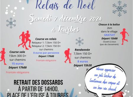 COURSE PÉDESTRE : RELAIS DE NOËL DU LEZITRAIL 