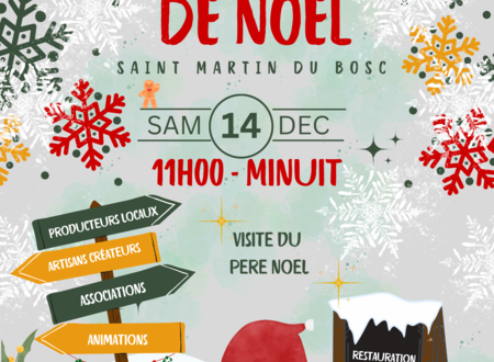 MARCHÉ DE NOEL - SAINT MARTIN DU BOSC 