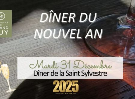 DÎNER DU NOUVEL AN AU DOMAINE DU GRAND PUY 