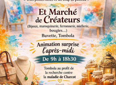 EXPOSITION DE PEINTURE & MARCHÉ DE CRÉATEURS 