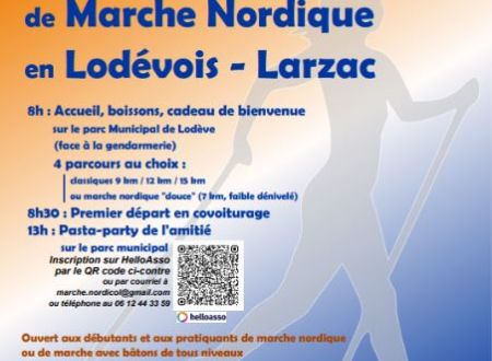 9EME RASSEMBLEMENT DE MARCHE NORDIQUE/MARCHE AVEC BÂTONS 
