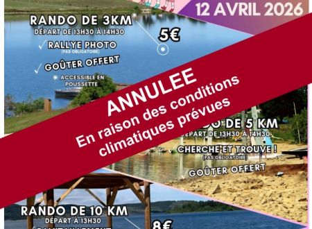 ANNULÉE / RANDONNÉE POUR TOUS, À CHACUN SON AVENTURE 
