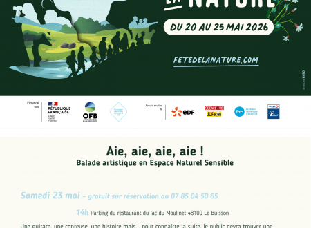 AIE, AIE, AIE, AIE ! BALADE ARTISTIQUE EN ESPACE NATUREL SENSIBLE 