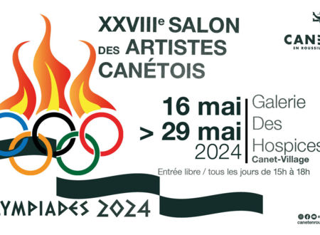 LES OLYMPIADES - XXVIIIÉ-SALON DES ARTISTES CANETOIS Du 16 au 29 mai 2024