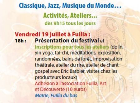 FESTIVAL MUSIQUE ET NATURE DE LA VALLÉE DE LA ROTJA 