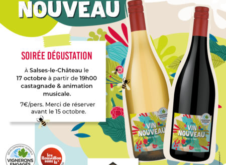 SOIREE VINS NOUVEAUX 2024 CHEZ ARNAUD DE VILLENEUVE 