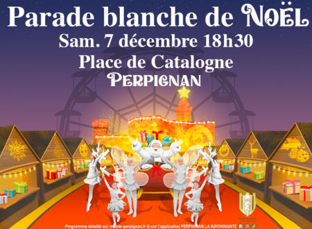 PARADE BLANCHE DE NOËL À PERPIGNAN 