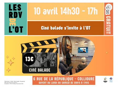 CINÉ BALADE S'INVITE À L'OFFICE DE TOURISME ! 
