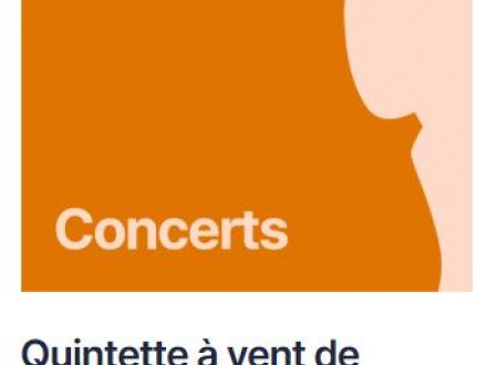 FESTIVAL PABLO CASALS: QUINTETTE À VENT DE L’ORCHESTRE DU FESTIVAL 