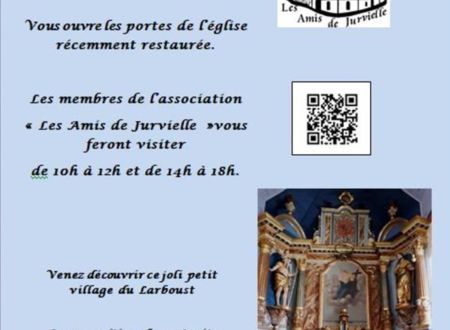 JOURNÉES EUROPÉENNES DU PATRIMOINE : VISITE DE L'EGLISE DE JURVIELLE 