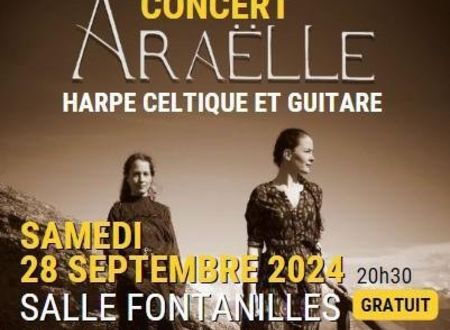 CONCERT : ARAËLLE (HARPE & GUITARE) 