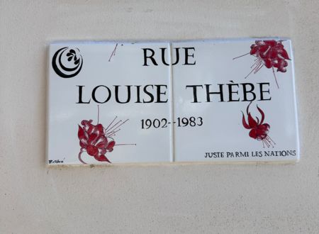 INAUGURATION DE LA PLAQUE «LOUISE THÈBE» | JOURNÉE EUROPÉENNE DU PATRIMOINE 