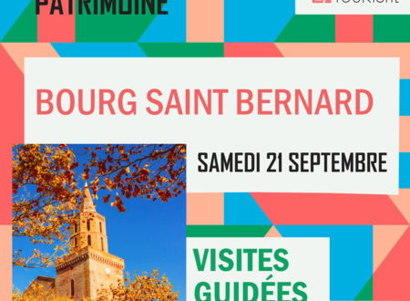 JEP 2024 - VISITE GUIDEE DE BOURG SAINT BERNARD 